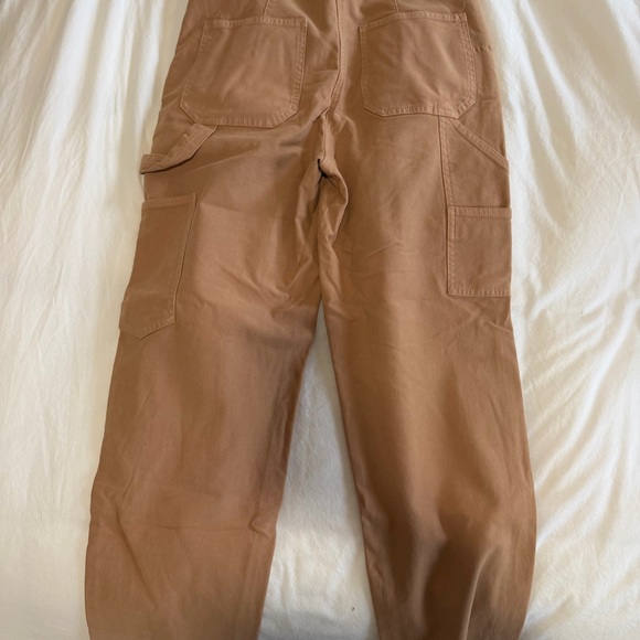 Aritzia Women's Straight Leg Utility Pants - Brown - Picture 3 of 5